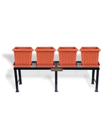 Vrukshveda 4 ft - Tall Bench Stand - MS, Black