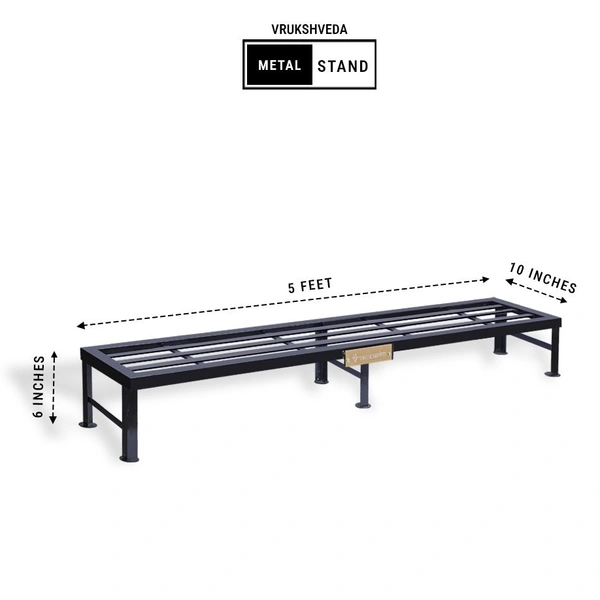 Vrukshveda 5 ft - Bench Stand - Powder Coated, Black