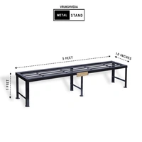 Vrukshveda 5 ft - Tall Bench Stand - MS, Black