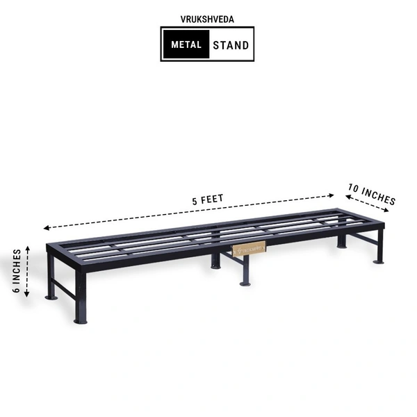 Vrukshveda 5 ft - Bench Stand - MS, Black