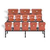 Vrukshveda III Tier Metal Stand - 6 Feet - 