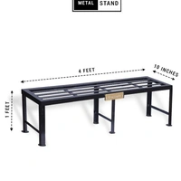 Vrukshveda 4 ft - Tall Bench Stand - Powder Coated, Black