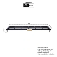 6 ft - Wheel Bench Stand 