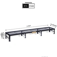 Vrukshveda 6 ft - Bench Stand - MS, Black