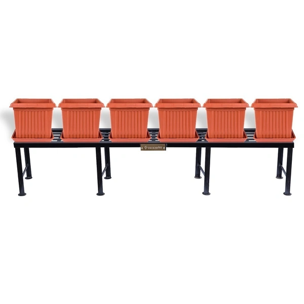 Vrukshveda 6 ft - Tall Bench Stand - MS, Black