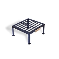 Vrukshveda 1 ft - Square Tall Stand [Rust Free] - Powder Coated, Black