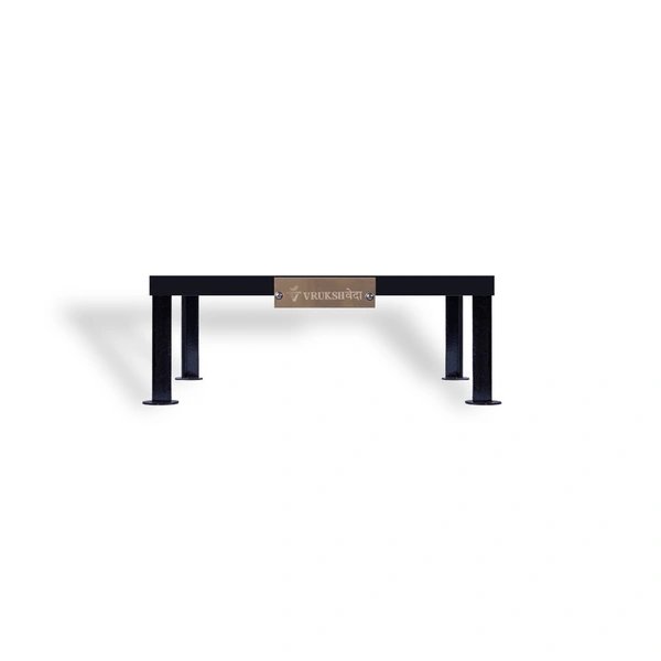 Vrukshveda 15 inch - Square Stand [Rust Free] - Black