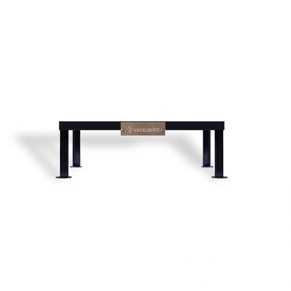 Vrukshveda 18 inch - Square Stand [Rust Free] - Black