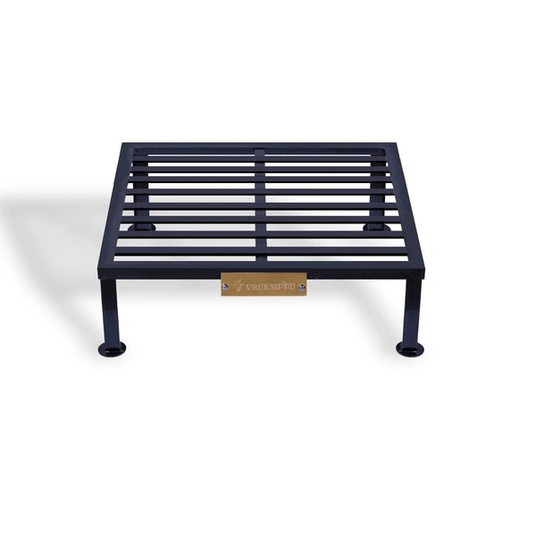 Vrukshveda 18 inch - Square Stand [Rust Free] - Black