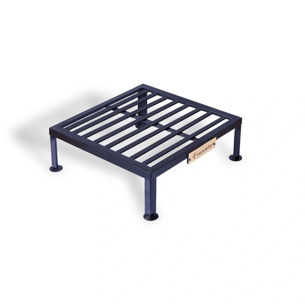 Vrukshveda 18 inch - Square Stand [Rust Free] - Black