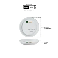 Vrukshveda UV White Bottom Tray - No.8