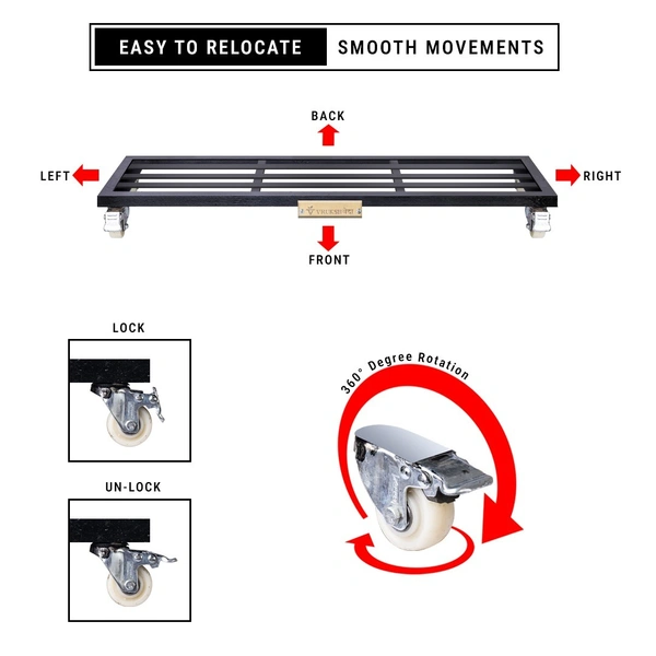 3 ft - Wheel Bench Stand 