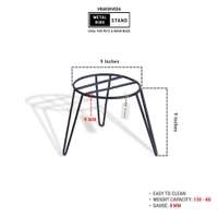 Vrukshveda Ribs Planter Stand - 8mm - 9x9