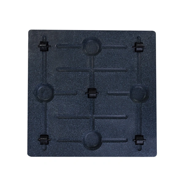 Vrukshveda Square Bottom with Wheels - 17 Inch, Grey