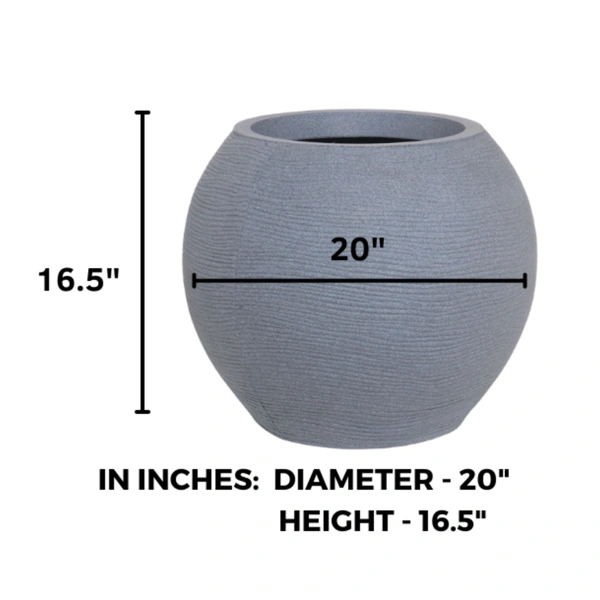 Vrukshveda Juniper Planter 20 - Gray