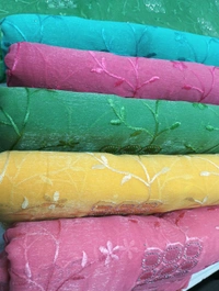 Simmar Chiffon With Embroidery And Swarovski In 5 Color Matching
