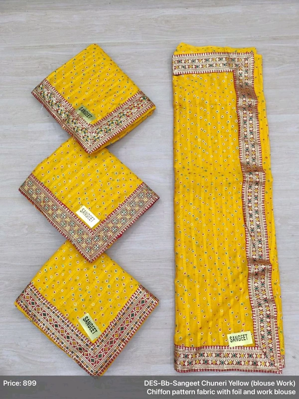 Shiv Gauri  Fancy Party Wear Saree  - Bright Sun, 6.00 Mtr