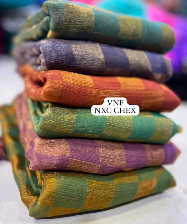 Vnf Premium Quality Fancy Check Dyed - Discount, (5+2+2)