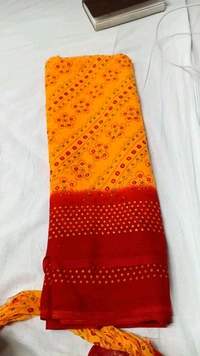 Sakambari Sarees Print Chunri Sarees On Sharmili - Red