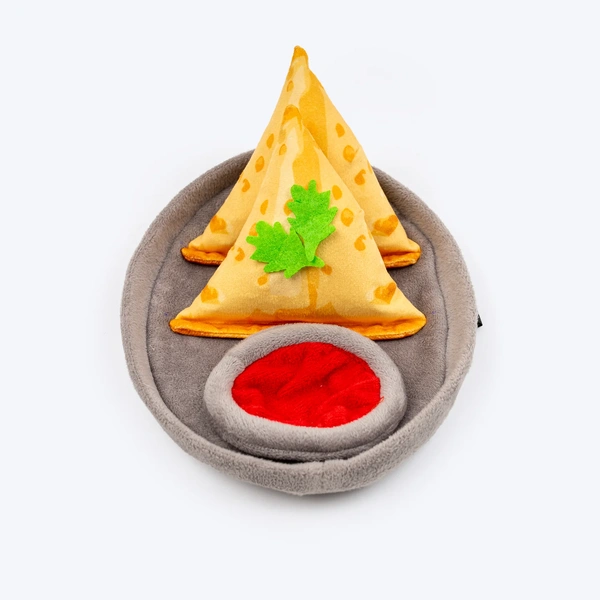 Samosa Pawrty Crinkly Dog Toy