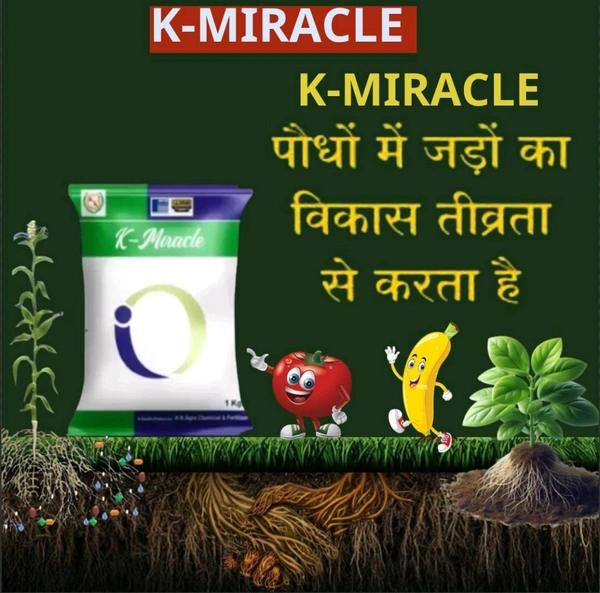 K-Miracle (Fulvic Acid+Organic Carbon+Seaweed+Humic Acid+Amino Acid)1 Kg - 1 Kg