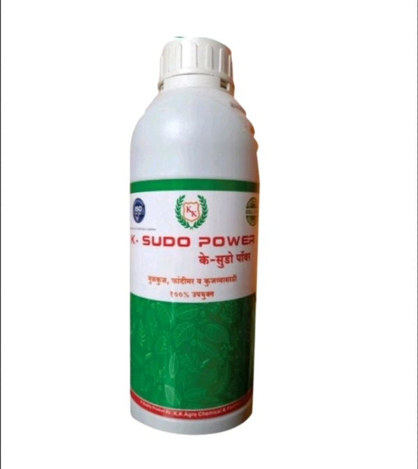 K-Sudo-Power( Pseudomonas fluorescence1X10^8CFU/ml) Liquid (1L) To control plant Fungal & Soil borne disease - Black, 1Litr