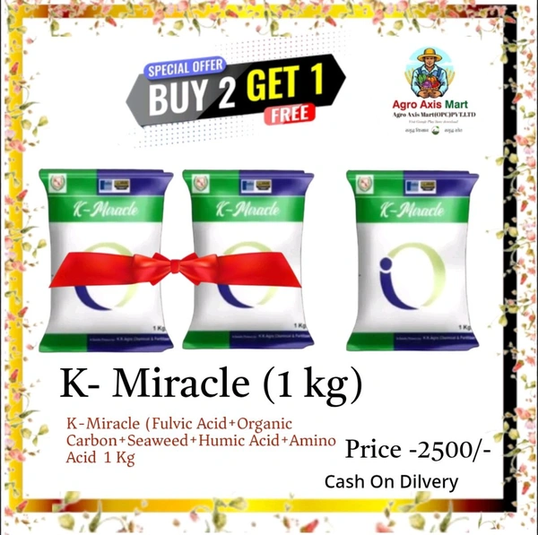 K-MIRACLE (1 Kg) Agro Axis Mart Offer Buy 2 Get 1 Free 