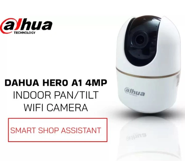 Dahua  DAHUA 4MP Indoor Fixed-focal Wi-Fi Pan & Tilt Network Camera Security Camera - White