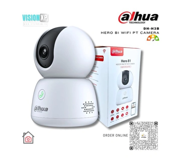 Dahua DH-H3B Hero B1 3MP Indoor Fixed-focal Wi-Fi PT Network Camera - White