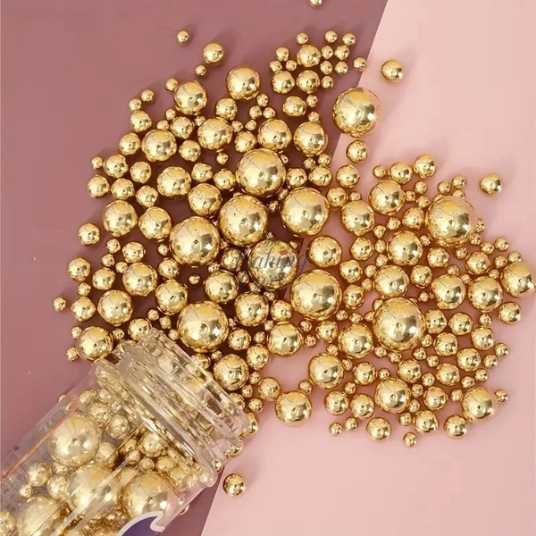 The Baking Curv Golden Sprinklers Mix Size (Imported Super Quality)