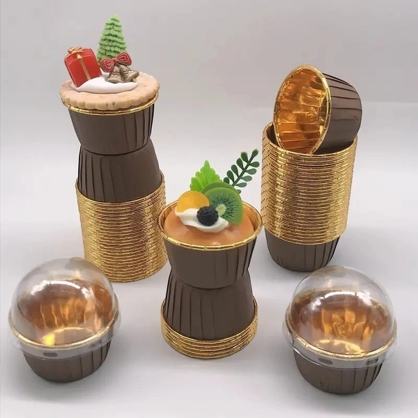 Muffin Cup with Lid (6040) (Pack of 100)