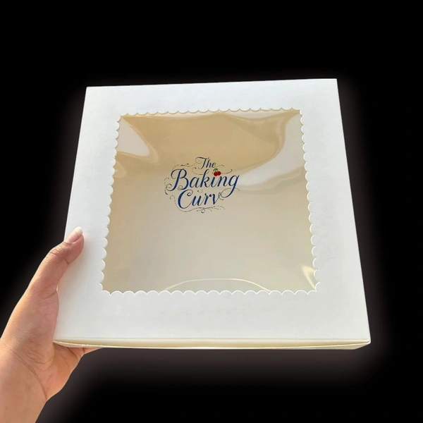 The Baking Curv 9 Pcs Brownie Box – Elegant & Sturdy Box for Brownies, Bar Cakes, and Fudge Squares