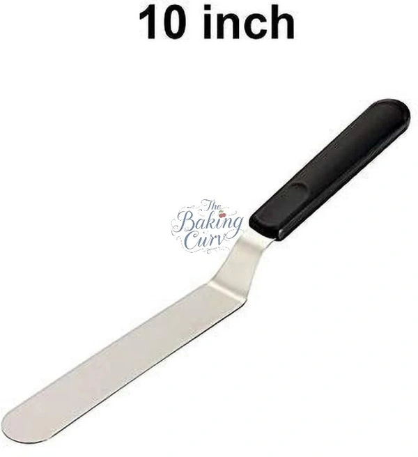The Baking Curv Angular Knife – 10 Inch Stainless Steel Blade for Precision Cake Decorating