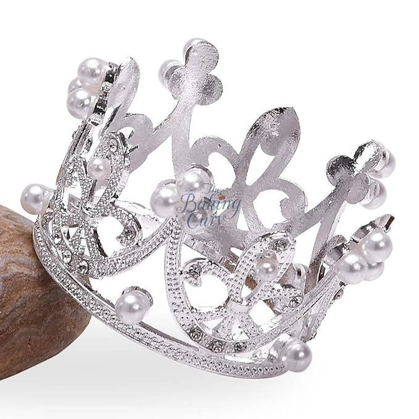 The Baking Curv Baby Crown Silver |Tiara Crown
