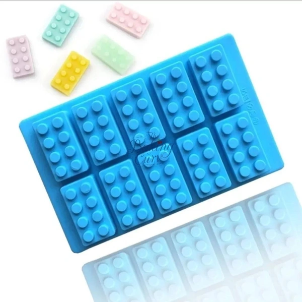 The Baking Curv Building Block Lego Silicone Mould Chocolate Wax Soap
