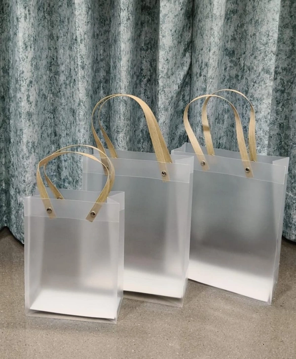 The Baking Curv Frosted Hamper Bag| Opaque Hamper Bag Vertical Size 21x27x11cm (XL)