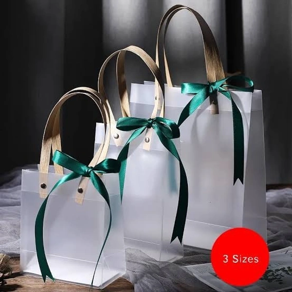 The Baking Curv Frosted Hamper Bag| Opaque Hamper Bag Vertical Size 25x35x11cm (XXL)