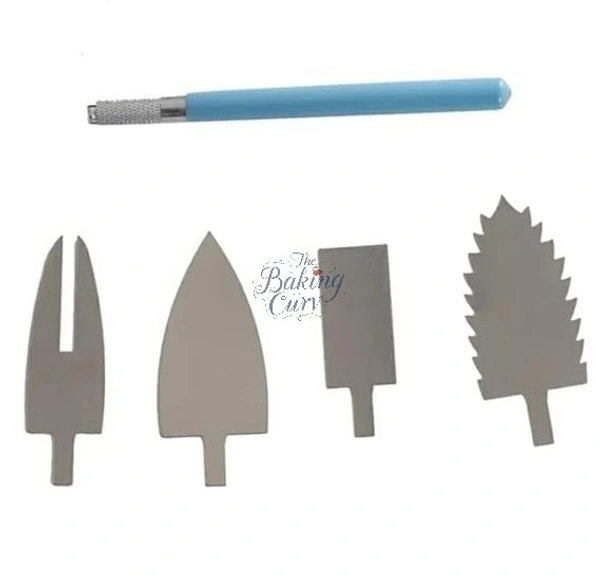 The Baking Curv: Icing Palette Knife & Vegetable Carving Tool Set - Pro Cake Decorating Knives