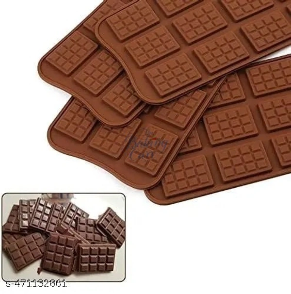 The Baking Curv Mini Chocolate Bar Silicone Mould – Non-Stick, Flexible & Reusable Silicone Tray for Chocolate, Candy, Jelly & More