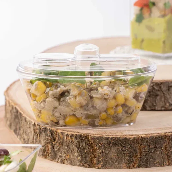 THE BAKING CURV MOOUSE CUP OVAL BIG WITH FORK (DK-131)