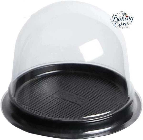 The Baking Curv Large Plastic Dome – Ideal for Muffins, Cupcakes & Pastries (10x9cm)