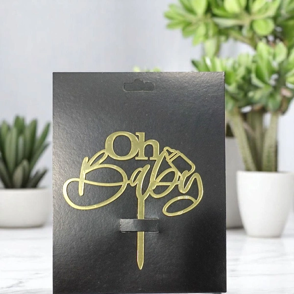 Oh Baby Cake Topper