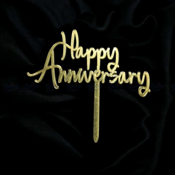 Happy Anniversary Cake Topper