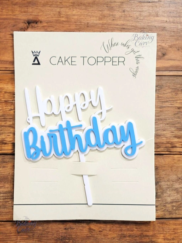Happy Birthday Cake Topper