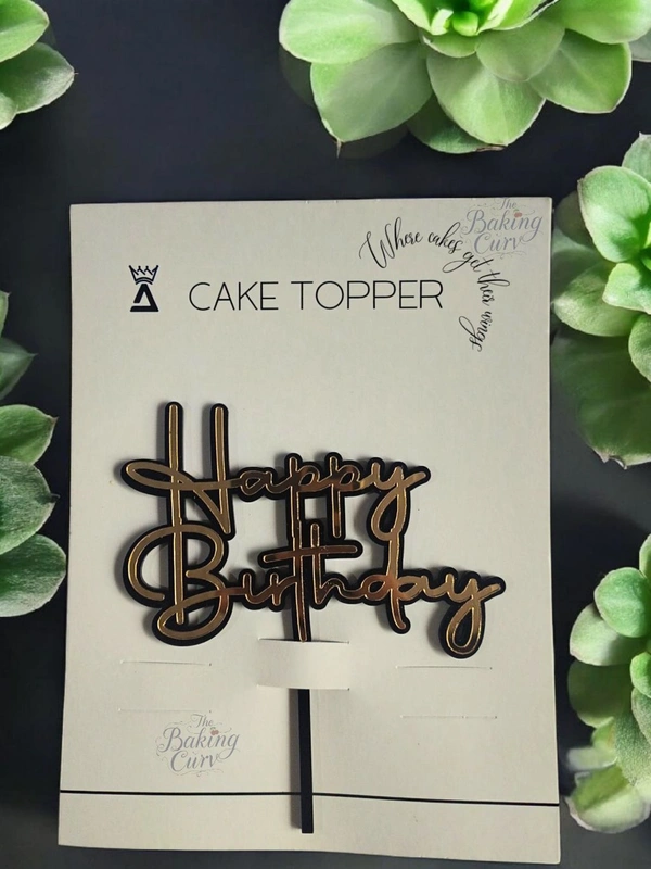 Happy Birthday Cake Topper