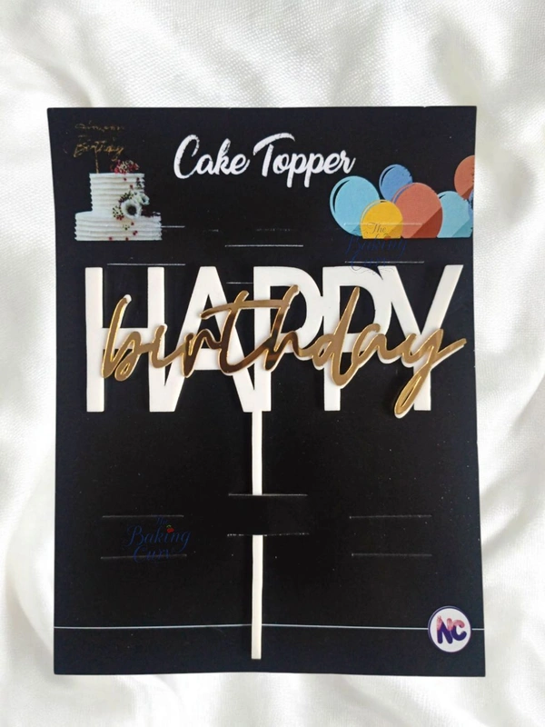 Happy Birthday Cake Topper