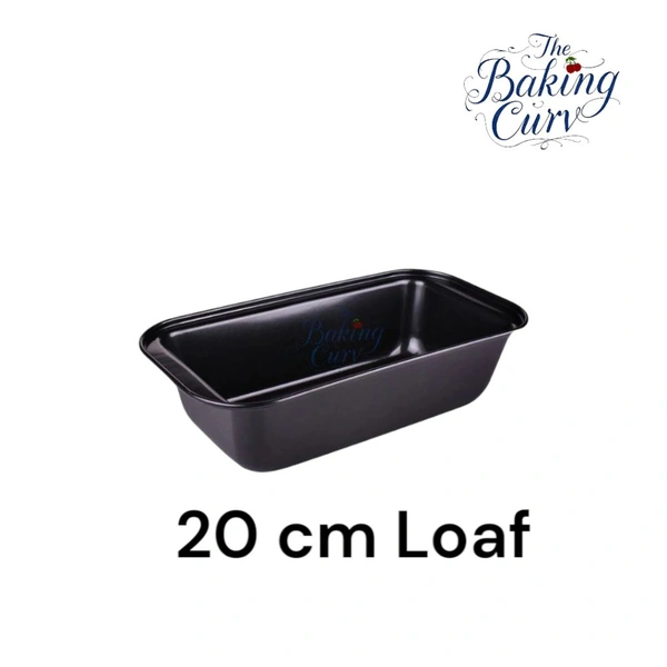 The Baking Curv 25 cm Non-Stick Bread Loaf Tin – Ideal for Baking Cakes, Breads 