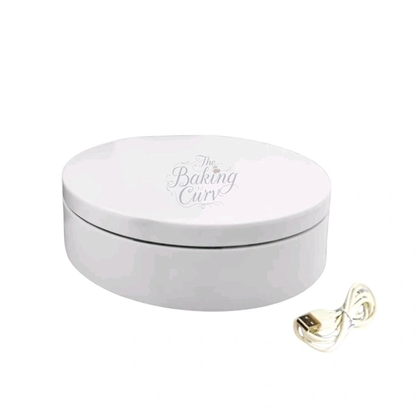 The Baking Curv 360° Degree Rotating Electric Turn Table 