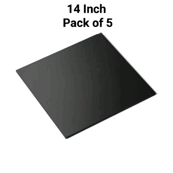 The Baking Curv Reusable Square MDF Cake Base 14x14 – Ideal for Professional Cake Presentation (Pack Of 5)