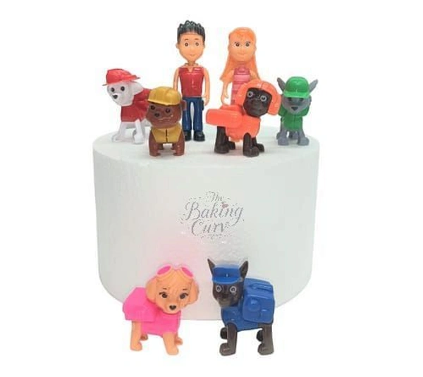 The Baking Curv Paw Patrol Figurine Set